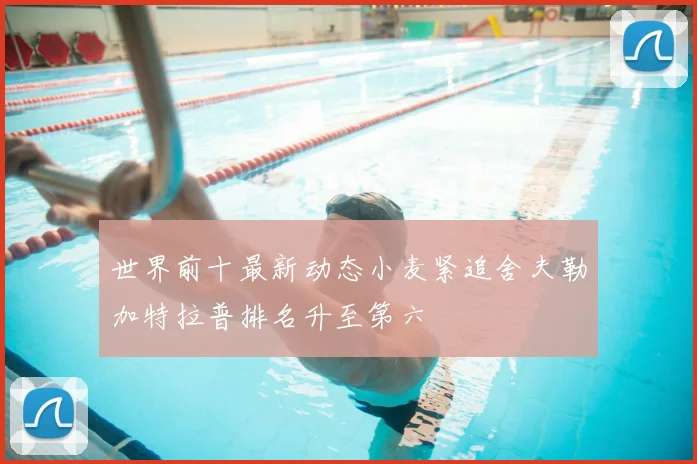 世界前十最新动态小麦紧追舍夫勒加特拉普排名升至第六